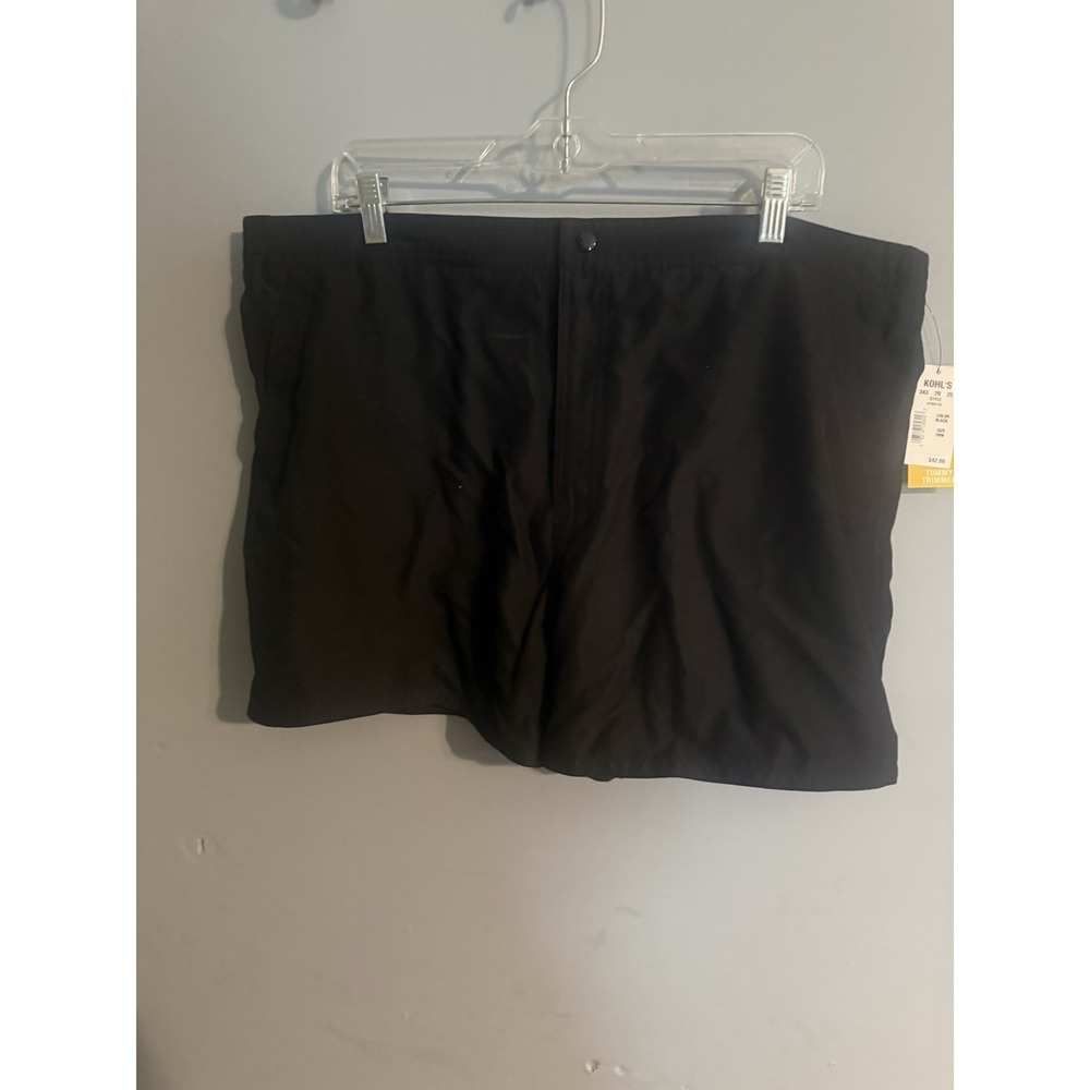 Croft & Barrow Women's Plus‎ Size Black Shorts 20W With Liner Casual NWT